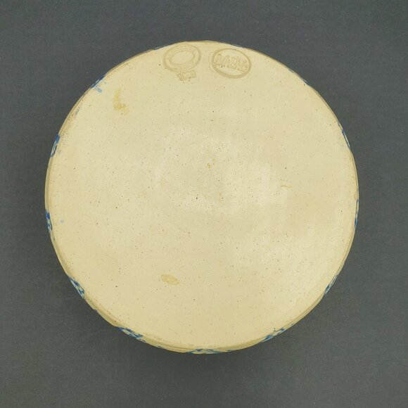 Westerwald Pottery Crock with Lid Spongeware Butter Pot Lidded Canister Jar - Picture 5 of 7